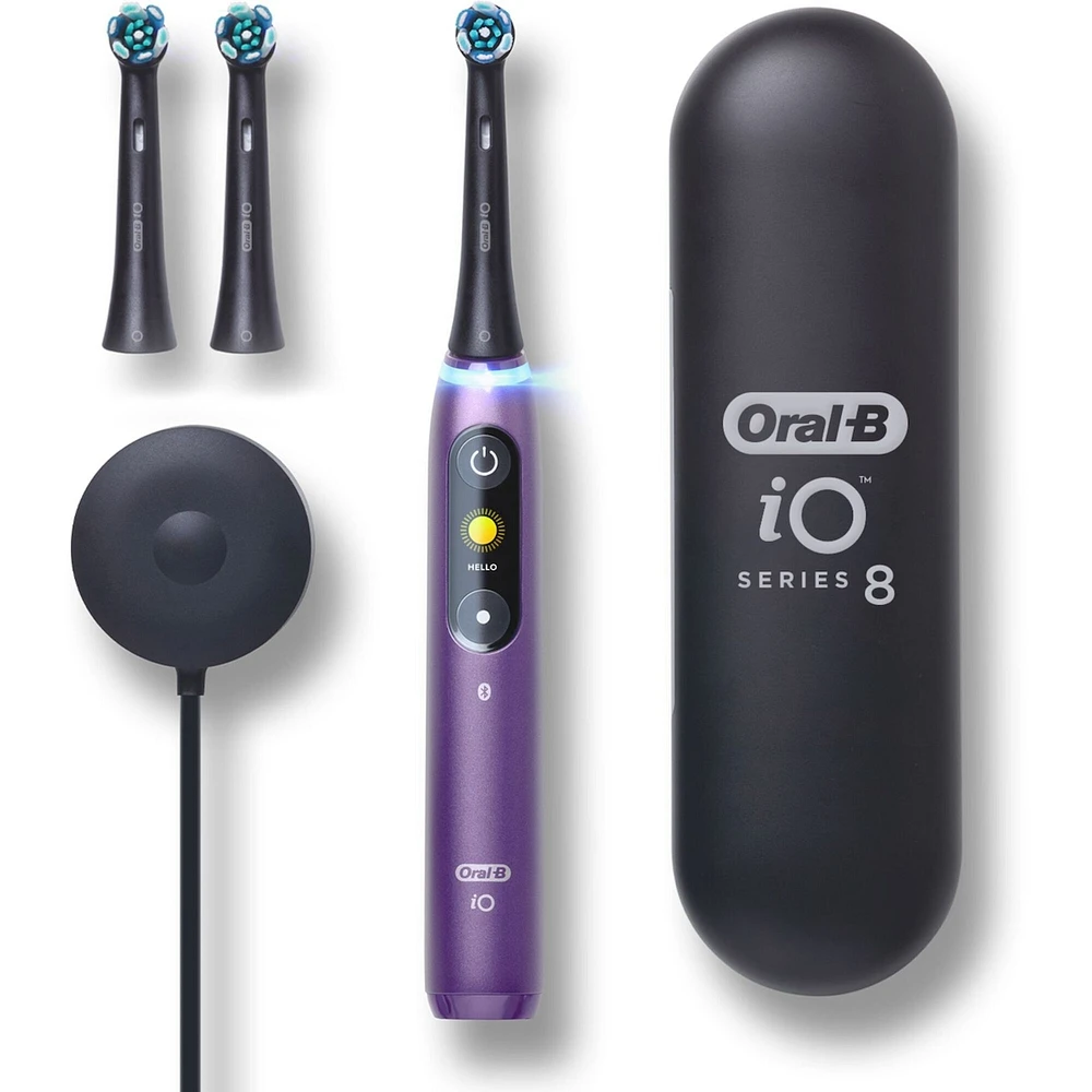 Oral-B iO8 Electric Toothbrush, Violet Ametrine