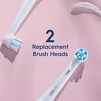 Oral-B iO Gentle Care Replacement Heads, Electric Toothbrush Brush Heads, White, 2 Count