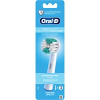 Daily Clean Electric Toothbrush Replacement Brush Heads Refill, 3 count