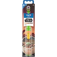 Kid's Battery Toothbrush featuring Star Wars The Mandalorian, Soft Bristles, for Kids 3+