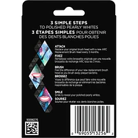 ARC Brush Heads 2 Count, Black