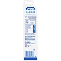 Oral-B Revolution Battery Toothbrush with 1 Brush Head, White, Batteries Included