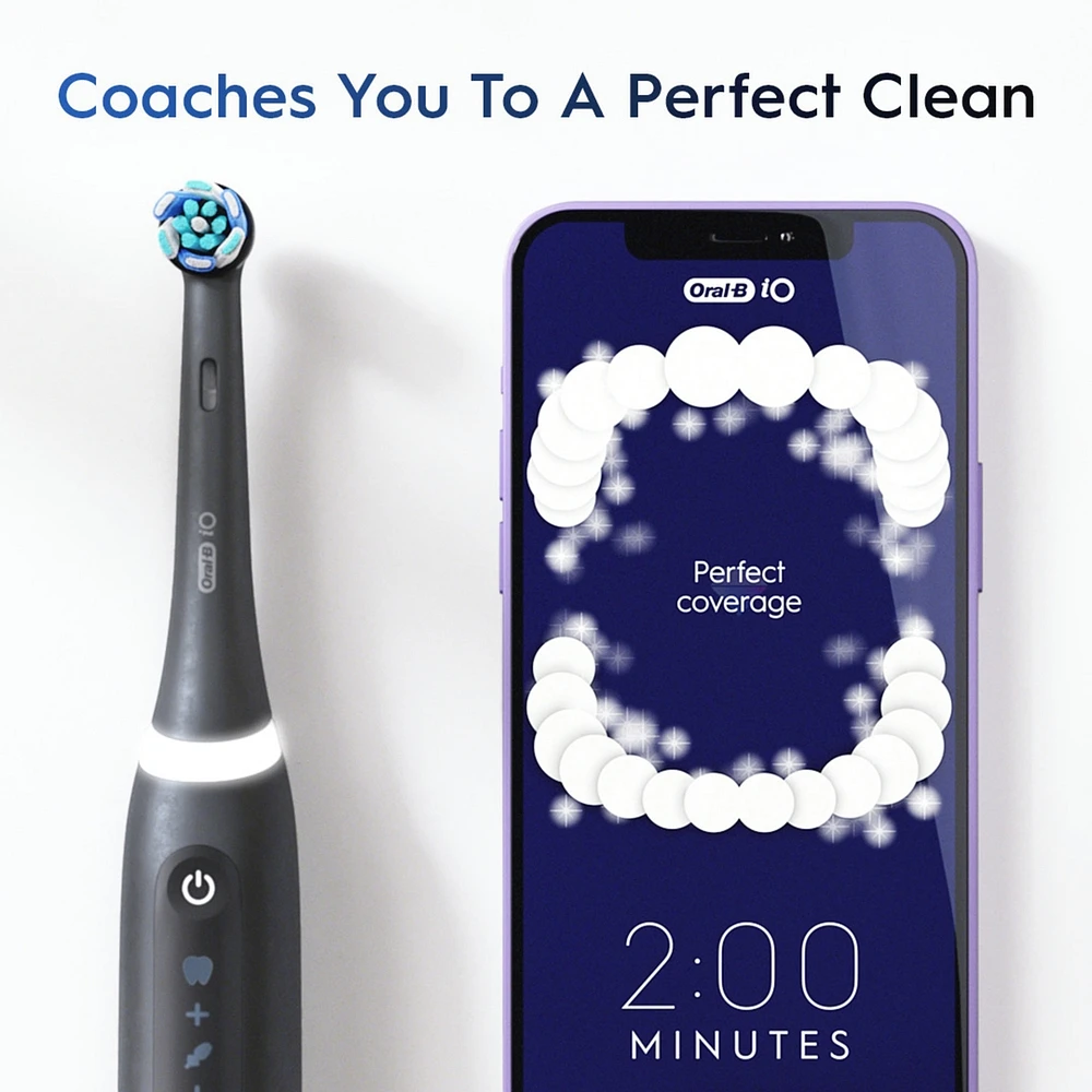 Oral-B iO Series 5 Gum & Sensitivite Care Electric Toothbrush with (1) Brush Head, Rechargeable, White