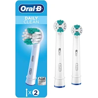 Daily Clean Electric Toothbrush Replacement Brush Heads, 2 Count
