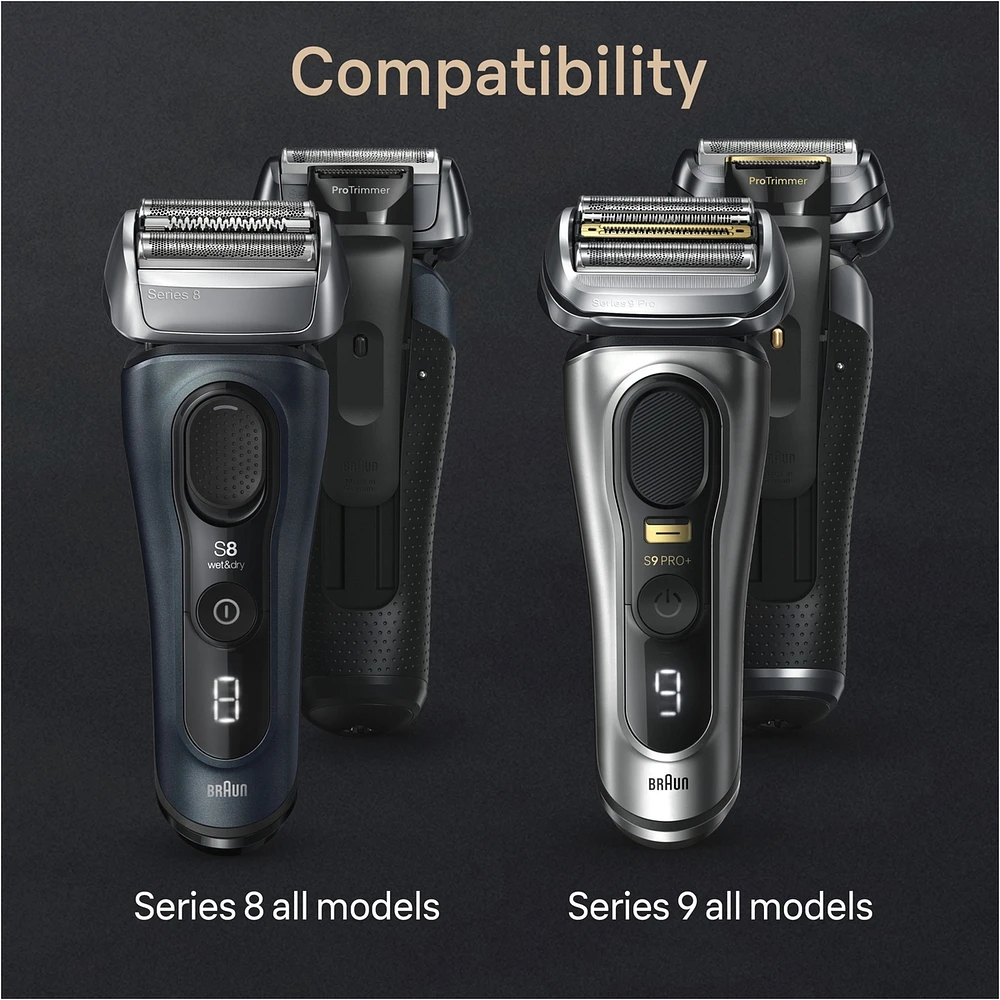 Powercase, compatible with Braun Series 8 and 9 Electric Shavers, charges for up to 6 weeks