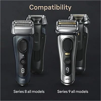Powercase, compatible with Braun Series 8 and 9 Electric Shavers, charges for up to 6 weeks