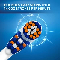 Oral-B 3D White Battery Power Toothbrush Replacement Heads, 2 Count