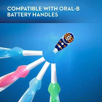 Oral-B 3D White Battery Power Toothbrush Replacement Heads, 2 Count