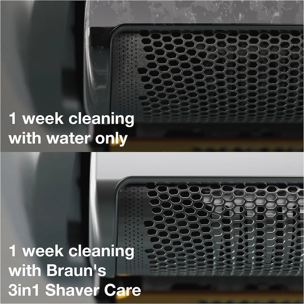 Braun Clean & Renew Refill Cartridges CCR, Replacement Shaver Cleaner Solution for Clean&Charge Cleaning System, Pack of 3