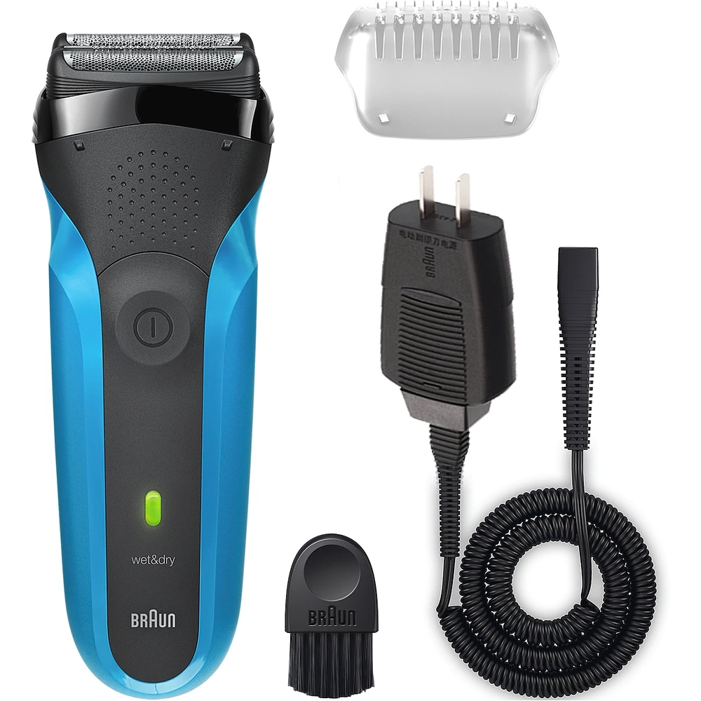 Braun shaver 310 Black/Blue Box  NA