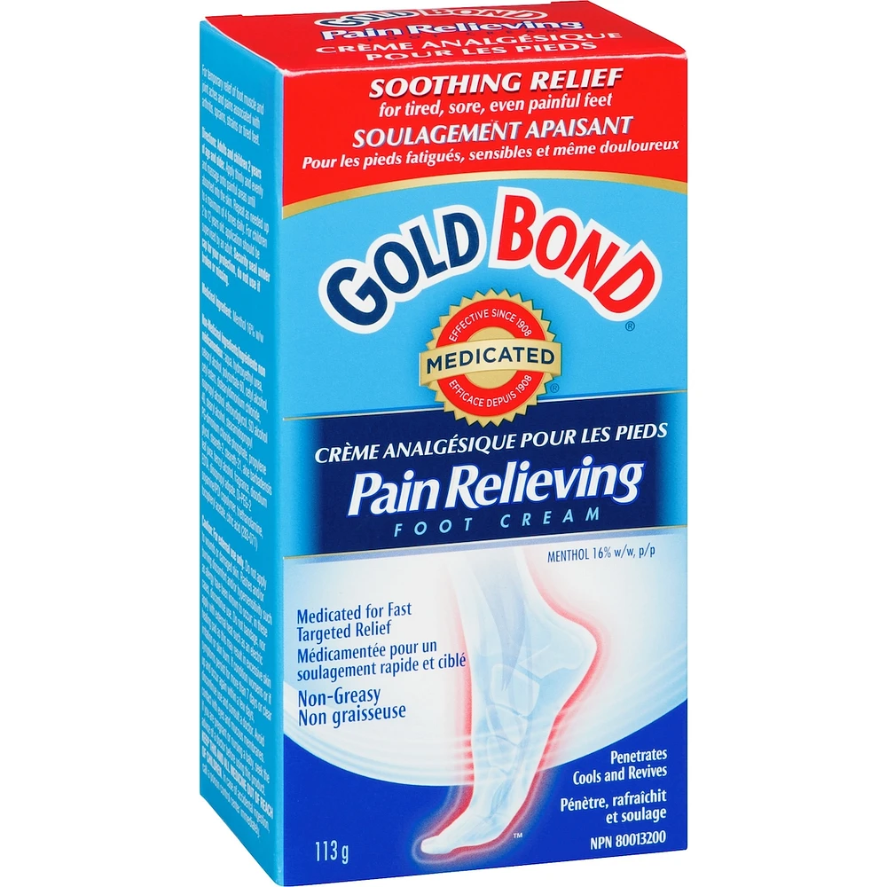 Pain Relieving Foot Cream