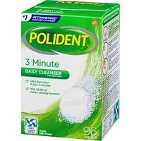 Polident 3 Minute Daily Denture Cleaner 96 Denture Tablets