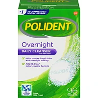 Polident Overnight, 96 count