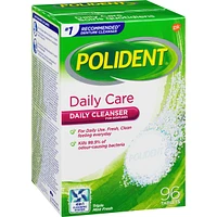 Polident Daily Care Denture Cleaner 96 Denture Tablets