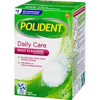 Polident Daily Care Denture Cleaner 96 Denture Tablets