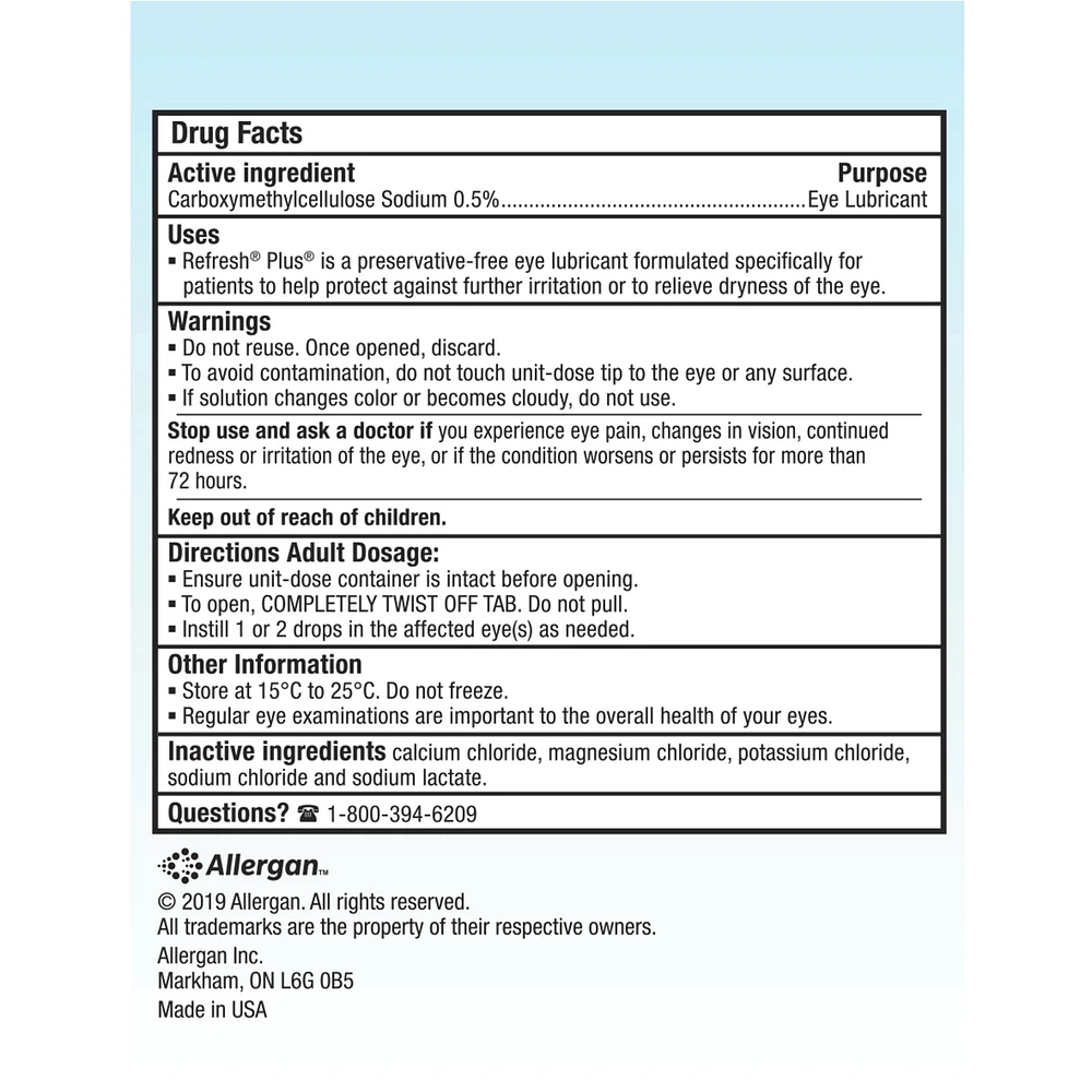 REFRESH PLUS Ophthalmic Solution