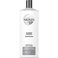 Nioxin System 1 Scalp + Hair Thickening Shampoo For Natural with Light Thinning, 1L