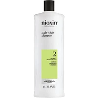 Nioxin System 2 Scalp + Hair Thickening Shampoo For Natural with Progressed Thinning, 500ml