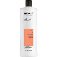 Nioxin System 4 Scalp + Thickening Shampoo For Damaged Hair with Progressed Thinning, 1L