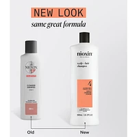 Nioxin System 4 Scalp + Thickening Shampoo For Damaged Hair with Progressed Thinning, 1L