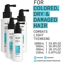 Nioxin System 3 Scalp + Hair Thickening Treatment- Serum for Damaged Hair with Light Thinning, 100ml