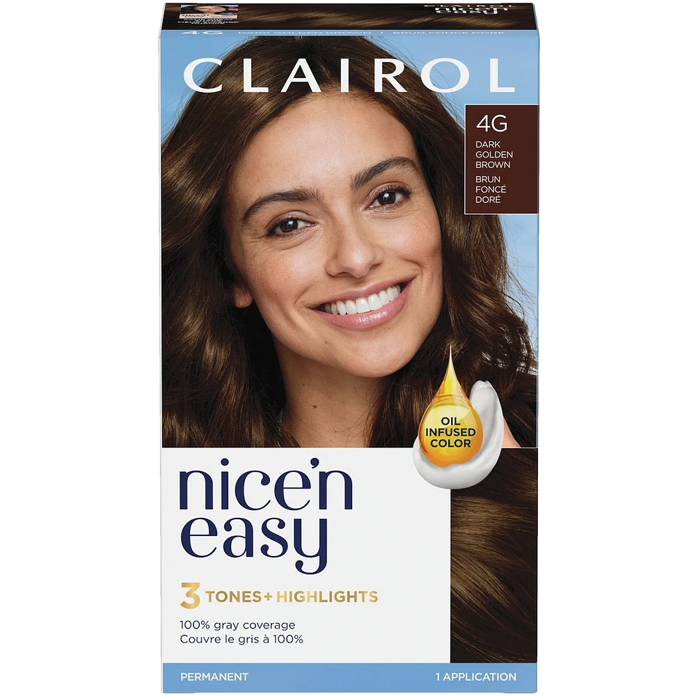 Nice'N Easy Permanent Hair Dye, Superior Natural Looking Colour