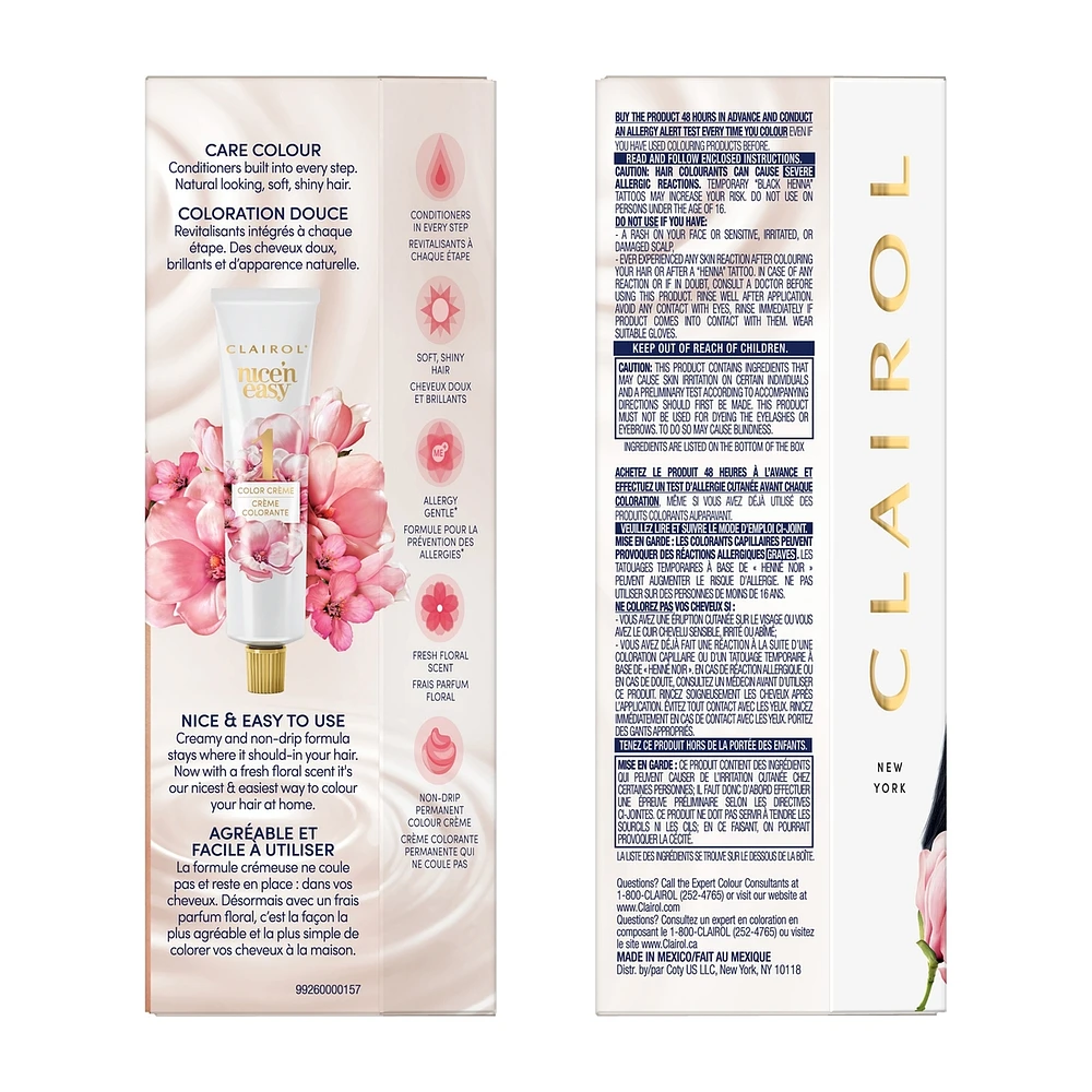 Nice'N Easy Permanent Hair Dye, Superior Natural Looking Colour