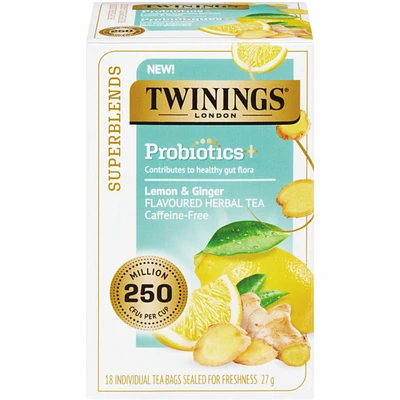 Superblends Flavoured Herbal Tea Lemon & Ginger