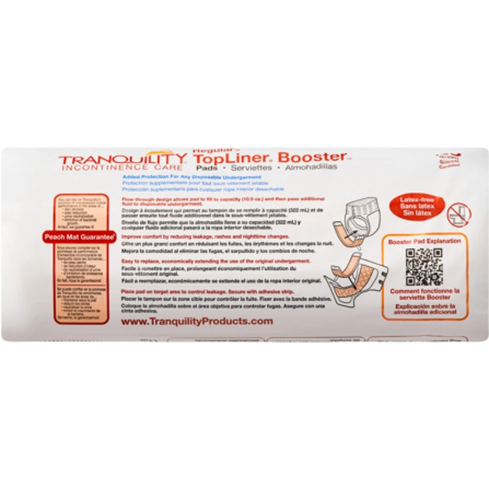 TopLiner Super Booster Pad, Regular - 14" x 4"