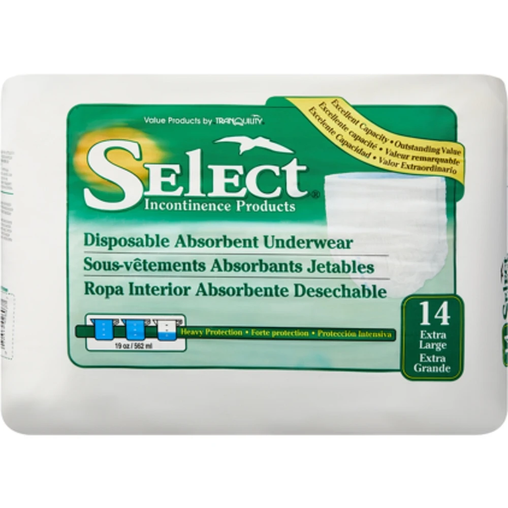 Sous-vêtements absorbants jetables de