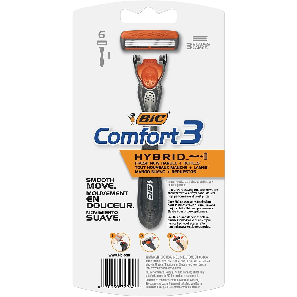 Comfort 3 Hybrid Razor