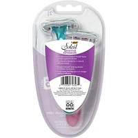 BIC Soleil Sensitive Advanced Women's Disposable Razor, Five Blade, 2 Count, For a Flawlessy Smooth Shave