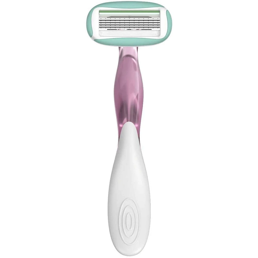 BIC Soleil Sensitive Advanced Women's Disposable Razor, Five Blade, 2 Count, For a Flawlessy Smooth Shave