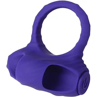 SKYN Dual Ring 1 Vibrating Ring & Sensual Massager, Ribbed Texture, 3 Variable Speeds, Rechargeable.