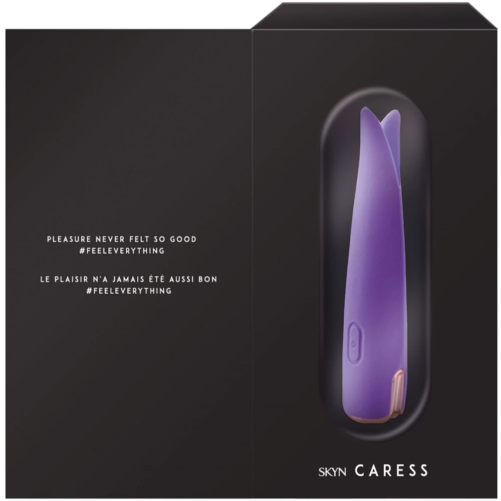 Stimulateur clitoridien Caress de Skyn imite la stimulation orale, rechargeable, résistant à l'eau, 10 modes de vibration