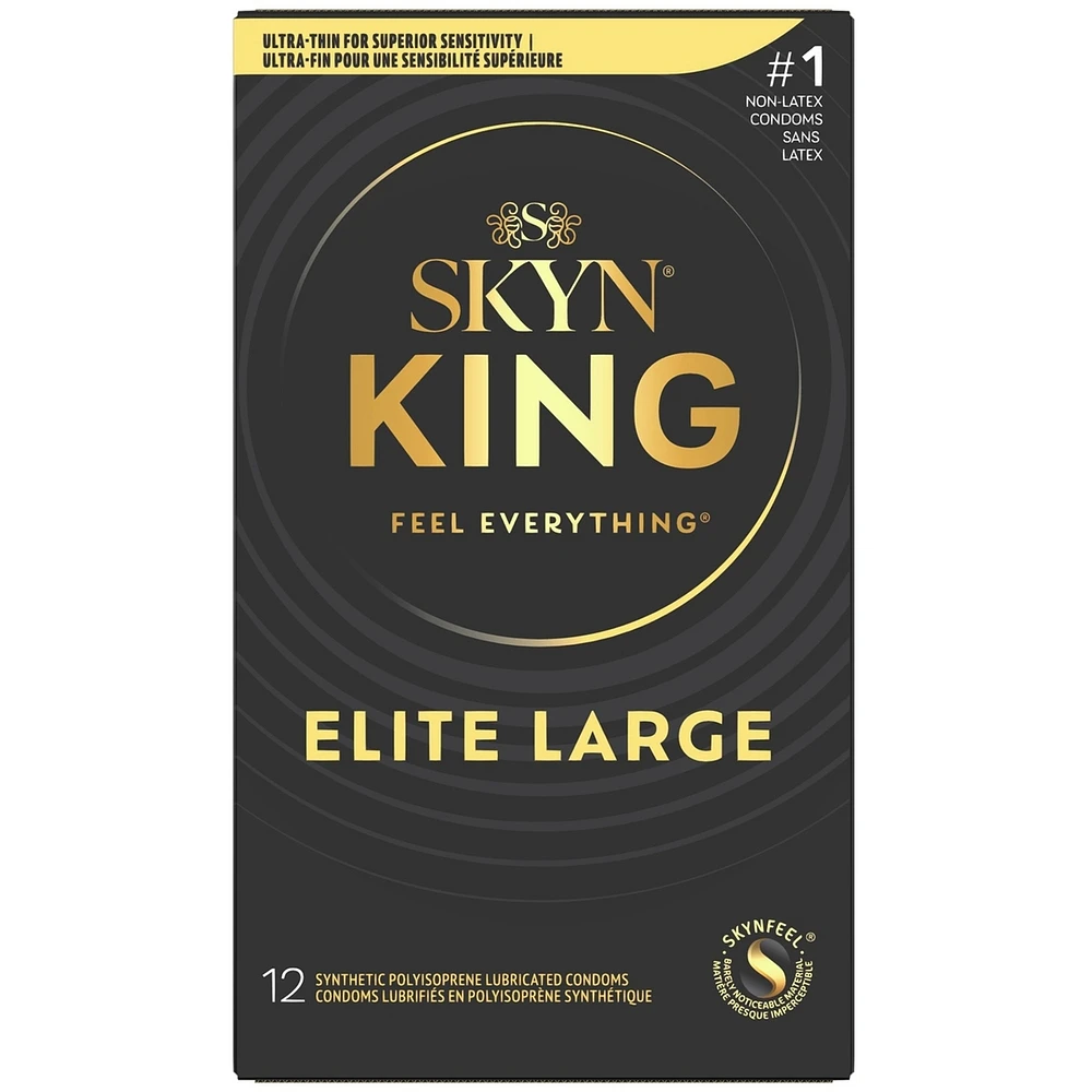 SKYN King Elite Large Non-Latex Condom 12ct