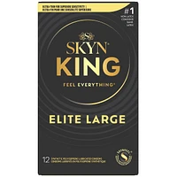 SKYN King Elite Large Non-Latex Condom 12ct