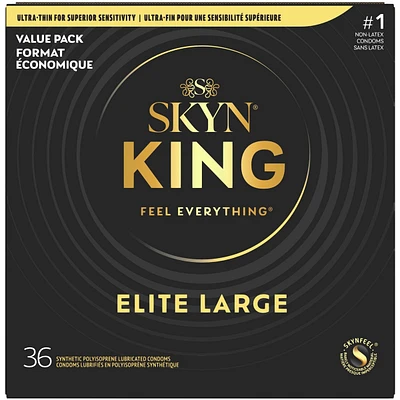 SKYN King Elite Large Non-Latex Condom  36ct