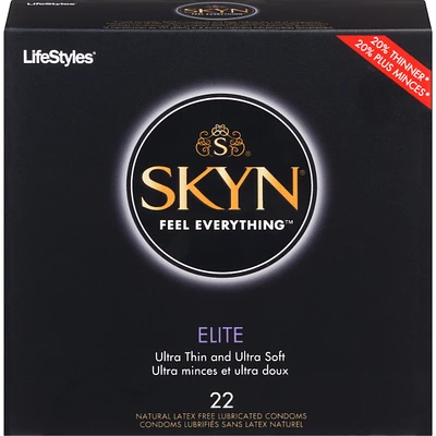 SKYN® Elite Natural Latex Free Lubricated Condoms