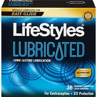 Lubricated 36 Premium Lubricated Latex Condoms