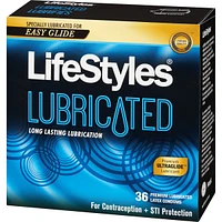 Lubricated 36 Premium Lubricated Latex Condoms