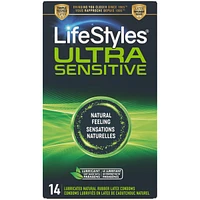 Ultra Sensitive Lubricated Latex Condoms