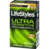 Ultra Sensitive Lubricated Latex Condoms