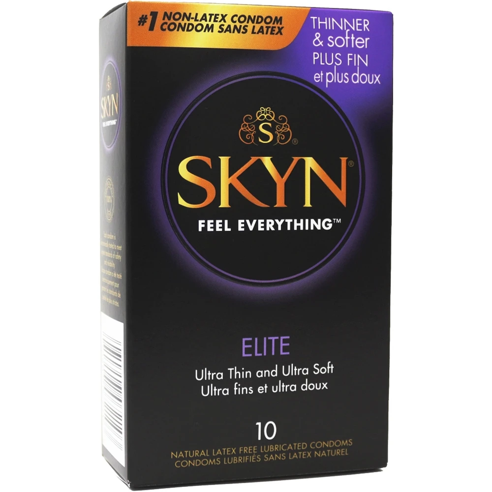 SKYN® Elite 10 Condoms Lubrifiés sans Latex Naturel