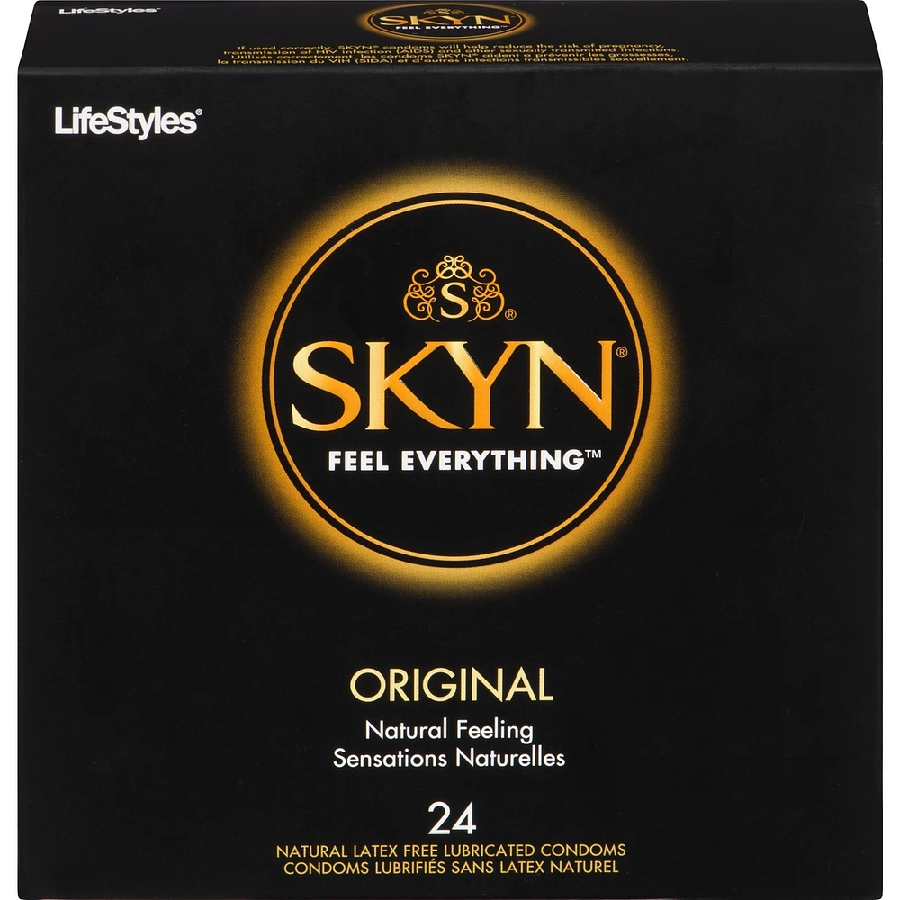 SKYN® Original Condoms Lubrifiés sans Latex Naturel