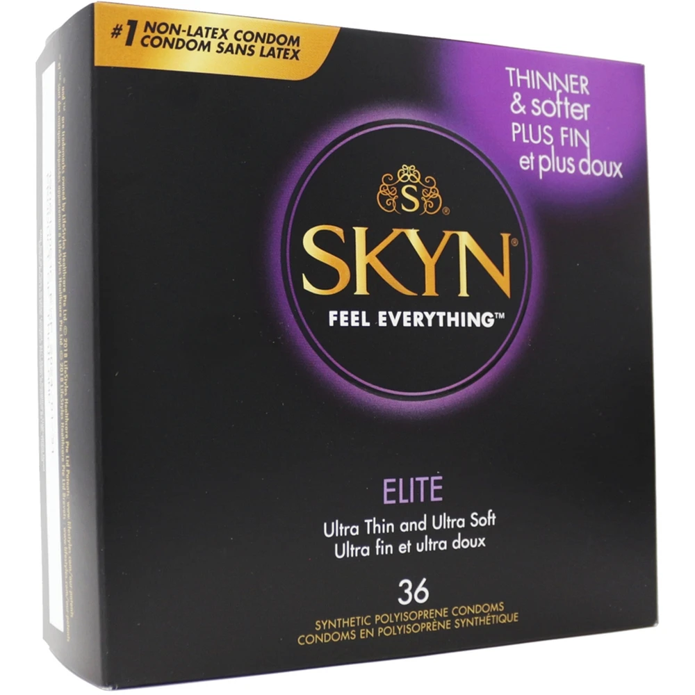 SKYN® Elite 36 Condoms Lubrifiés sans Latex Naturel