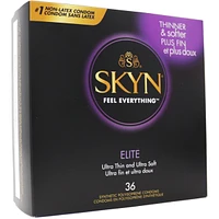 SKYN® Elite 36 Condoms Lubrifiés sans Latex Naturel