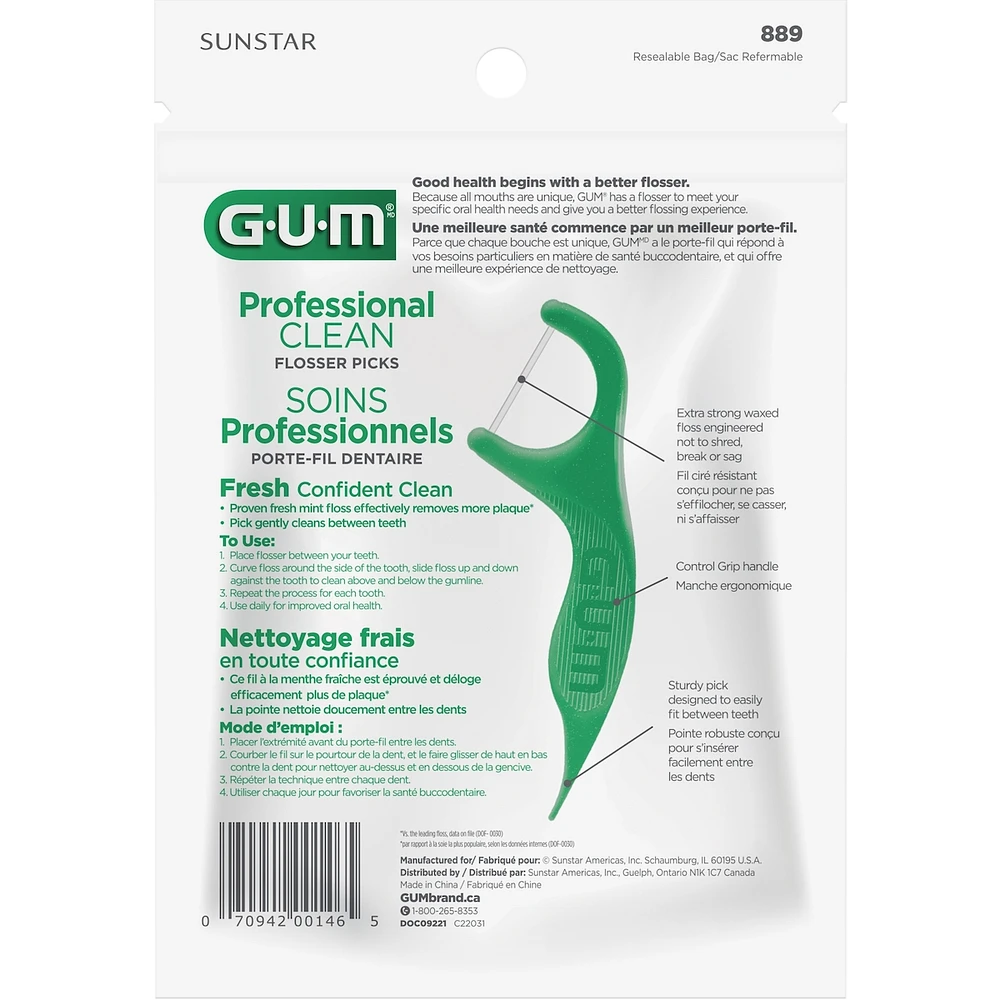 Professional Clean Flossers Picks