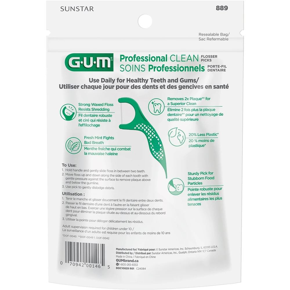 Professional Clean Flossers Picks