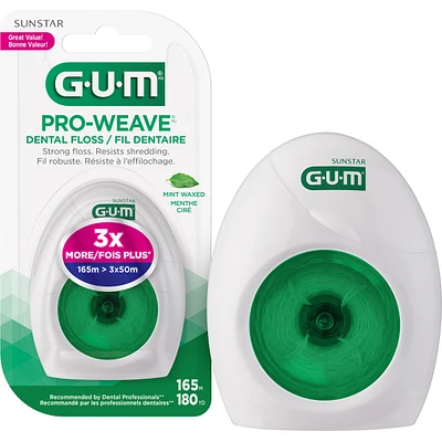 GUM® PROWeave® Mint, Waxed, 165m